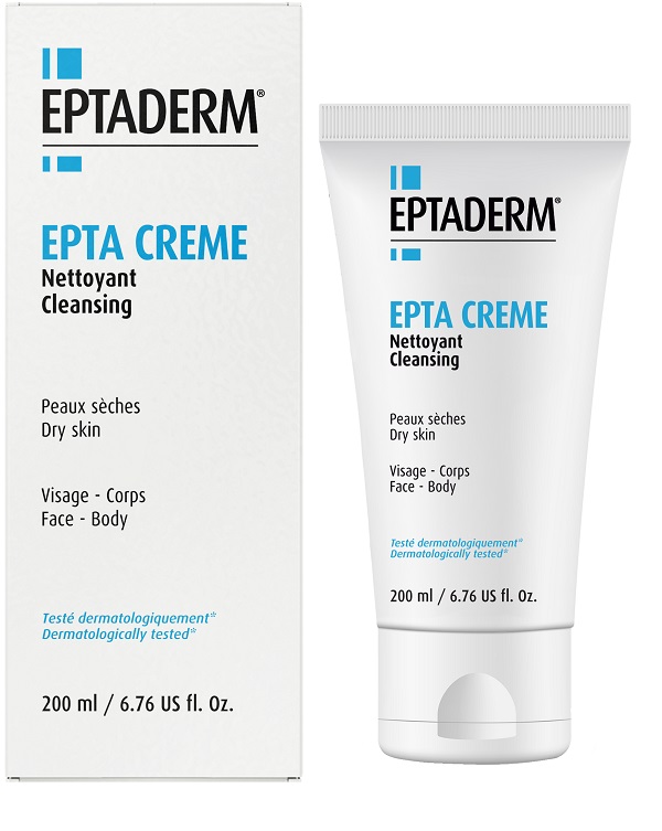 EPTA CREME PELLI SECCHE DETERGENTE VISO CORPO 200 ML - Farmacia-flash.it