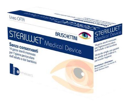 STERILWET GARZA OFTALMICA 14 PEZZI - Farmacia-flash.it