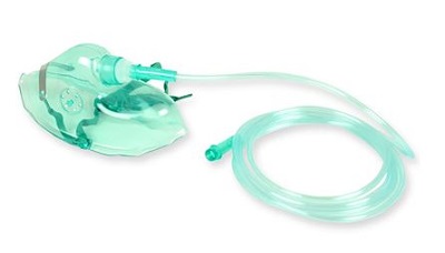 MASCHERA OSSIGENO CON TUBO PER ADULTI - Farmacia-flash.it