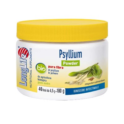 LONGLIFE PSYLLIUM POWDER BIO 180 G - Farmacia-flash.it