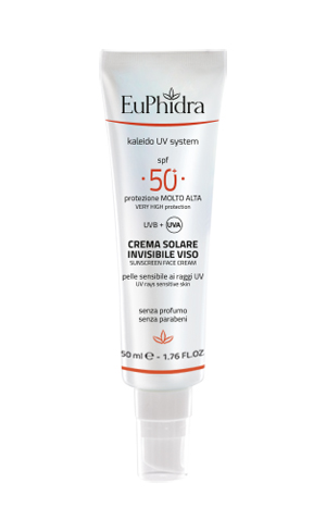 EUPHIDRA KALEIDO UV SYSTEM CREMA SOLARE VISO 50+ INVISIBLE - Farmacia-flash.it