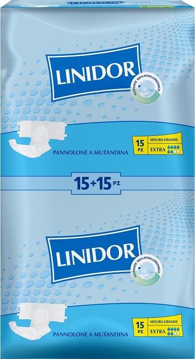 PANNOLONE PER INCONTINENZA A MUTANDINA LINIDOR MG 30 PEZZI - Farmacia-flash.it