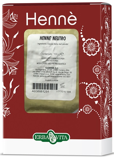 HENNE COLORANTE CAPELLI NEUTRO 100 G - Farmacia-flash.it