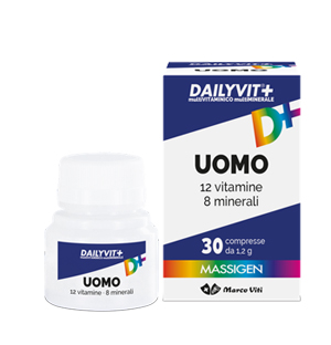 DAILYVIT+ UOMO MULTIVITAMINICO E MULTIMINERALE 30 COMPRESSE RIVESTITE - Farmacia-flash.it
