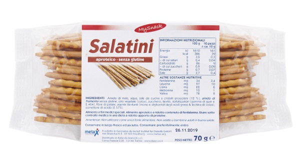 MY SNACK SALATINI 70 G - Farmacia-flash.it