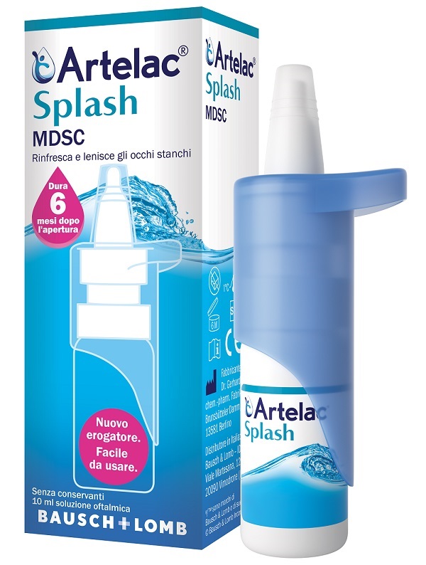 ARTELAC SPLASH MULTIDOSE GOCCE OCULARI FLACONE 10 ML - Farmacia-flash.it