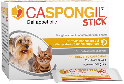 CASPONGIL STICK GEL APPETIBILE 20 STICKPACK DA 2,5 G - Farmacia-flash.it