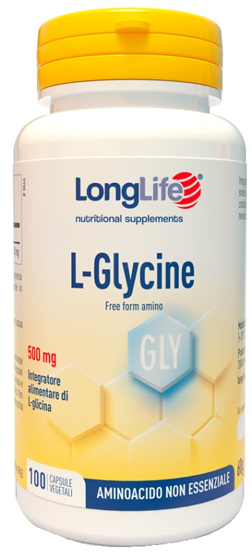 LONGLIFE L-GLYCINE 500 MG 100 CAPSULE VEGETALI - Farmacia-flash.it