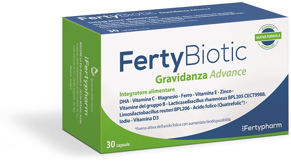 FERTYBIOTIC GRAVIDANZA ADVANCE 30 CAPSULE DA 1,15 G - Farmacia-flash.it
