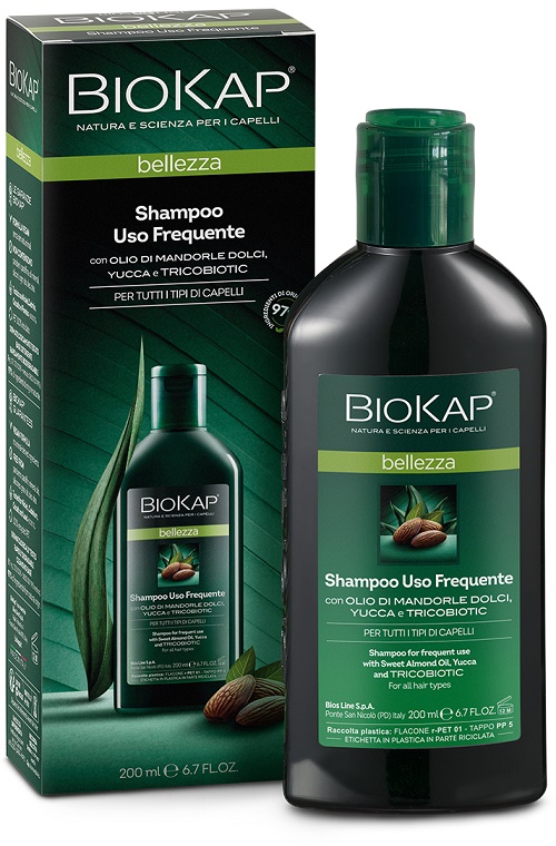 BIOKAP BELLEZZA SHAMPOO USO FREQUENTE CON TRICOBIOTIC 200 ML - Farmacia-flash.it