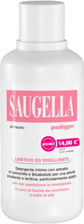 SAUGELLA POLIGYN PH NEUTRO LENITIVO ED EMOLLIENTE 500 ML TAGLIO PREZZO - Farmacia-flash.it