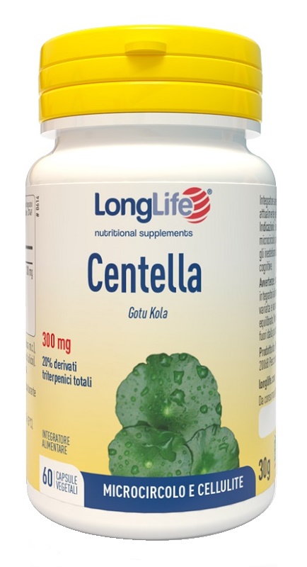 LONGLIFE CENTELLA 20% 60 CAPSULE - Farmacia-flash.it