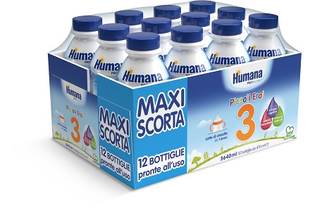 HUMANA 3 PROBALANCE MULTIPACK MAXI SCORTA 12 BOTTIGLIE DA 470 ML - Farmacia-flash.it