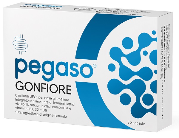 PEGASO GONFIORE 30 CAPSULE DA 100 MG SENZA GLUTINE NATURALMENTE PRIVO DI LATTOSIO - Farmacia-flash.it