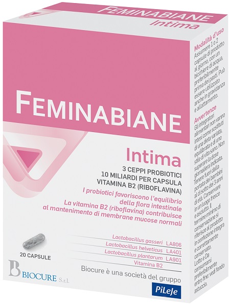 FEMINABIANE INTIMA 20 CAPSULE - Farmacia-flash.it