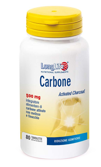 LONGLIFE CARBONE 80 TAVOLETTE - Farmacia-flash.it
