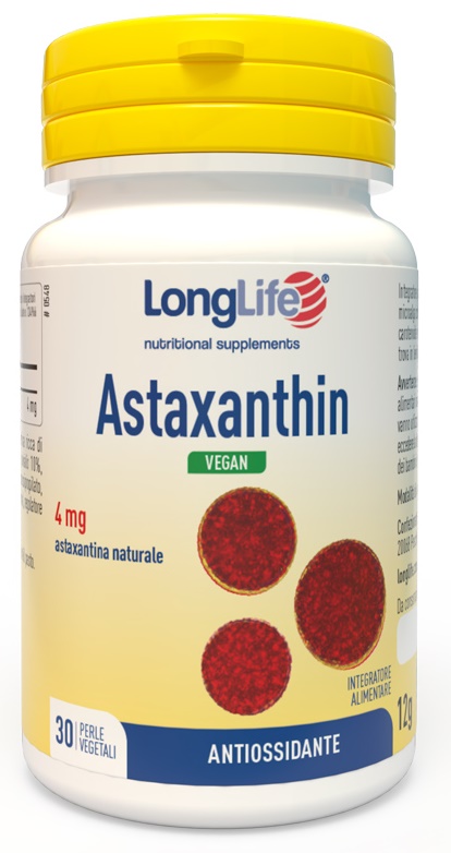 LONGLIFE ASTAXANTHIN 30 PERLE VEG - Farmacia-flash.it