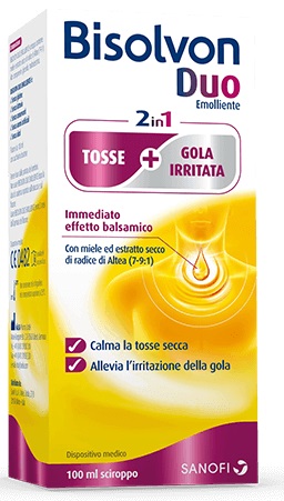 BISOLVON DUO SCIROPPO EMOLLIENTE 100 ML - Farmacia-flash.it