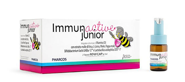 IMMUNACTIVE JUNIOR PHARCOS 21 FIALE 10 ML - Farmacia-flash.it
