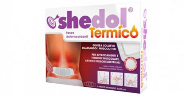 FASCIA AUTORISCALDANTE SHEDOL TERMICO 6 PEZZI - Farmacia-flash.it