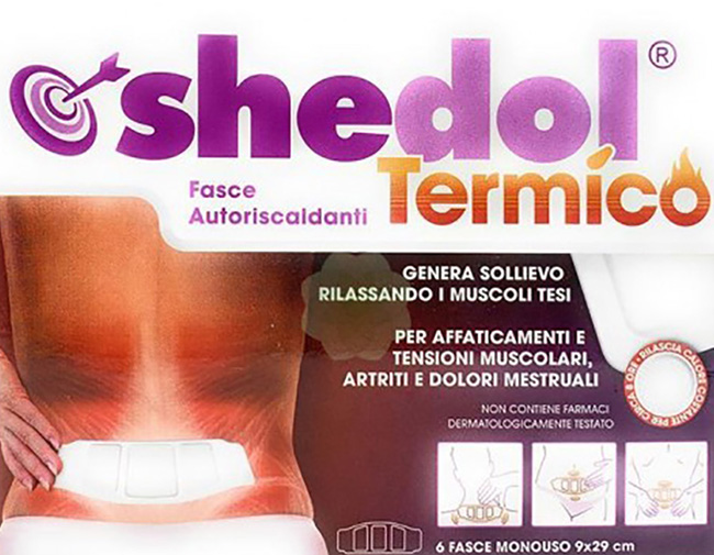 CEROTTO AUTORISCALDANTE SHEDOL TERMICO 6 PEZZI - Farmacia-flash.it