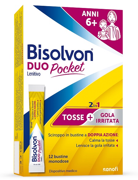 BISOLVON DUO POCKET LENITIVO NEW 12 BUSTINE - Farmacia-flash.it