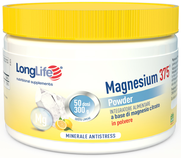 LONGLIFE MAGNESIUM 375 POWDER 300 G - Farmacia-flash.it
