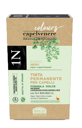 CAPELVENERE COLOURS TINTA CAPELLI 1N NERO - Farmacia-flash.it