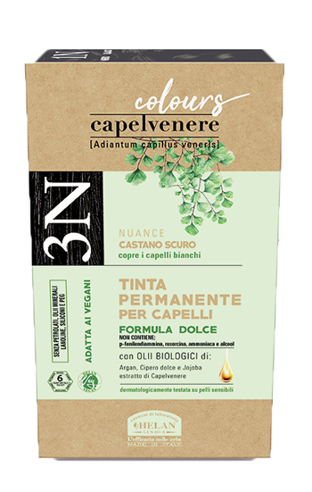 CAPELVENERE COLOURS TINTA CAPELLI 3N CASTANO SCURO - Farmacia-flash.it