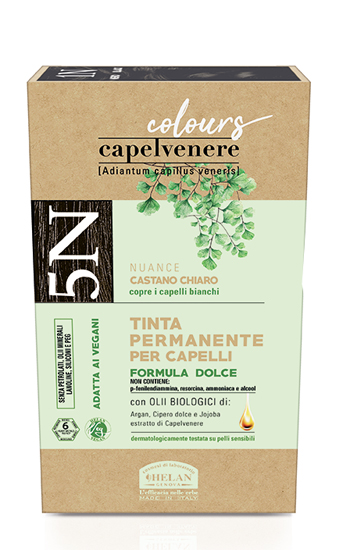 CAPELVENERE COLOURS TINTA CAPELLI 5N CASTANO CHIARO - Farmacia-flash.it