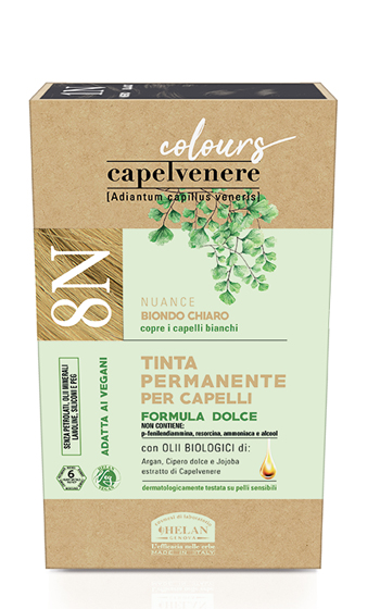 CAPELVENERE COLOURS TINTA CAPELLI 8N BIONDO CHIARO - Farmacia-flash.it