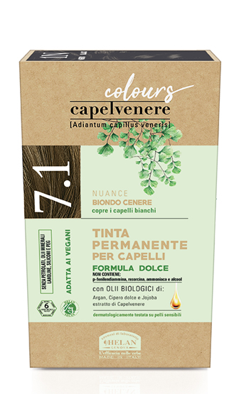 CAPELVENERE COLOURS TINTA CAPELLI 7,1N BIONDO CENERE - Farmacia-flash.it