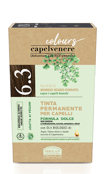 CAPELVENERE COLOURS TINTA CAPELLI 6,3N BIONDO SCURO DORATO - Farmacia-flash.it