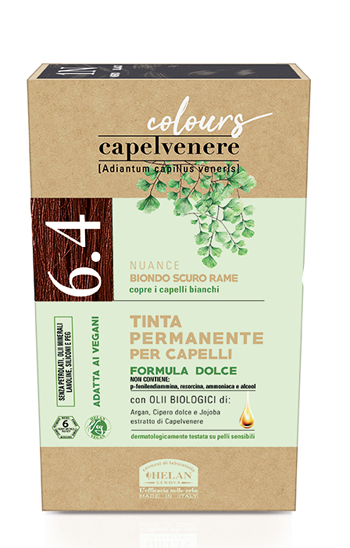 CAPELVENERE COLOURS TINTA CAPELLI 6,4N BIONDO SCURO RAME - Farmacia-flash.it