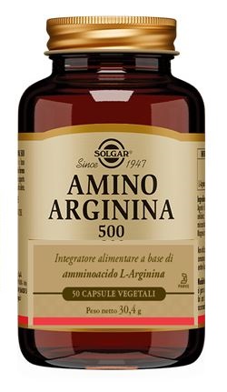 AMINO ARGININA 500 50 CAPSULE VEGETALI - Farmacia-flash.it