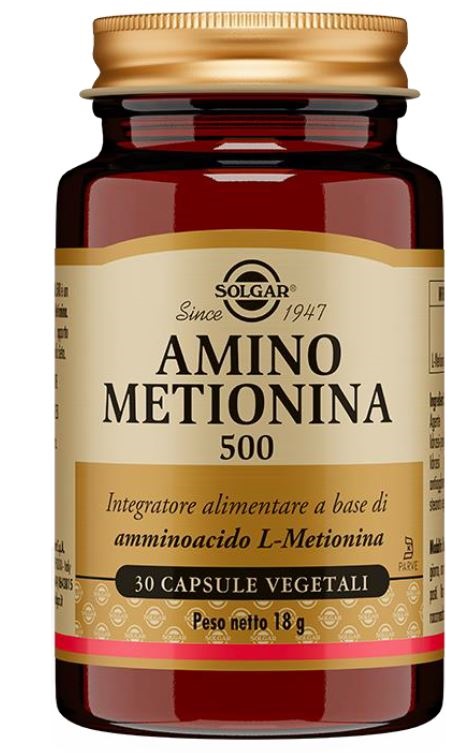 AMINO METIONINA 500 30 CAPSULE VEGETALI - Farmacia-flash.it