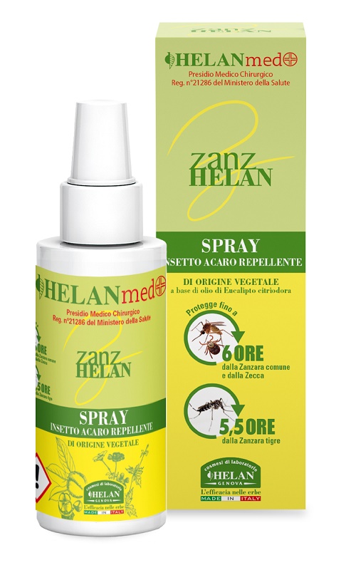 ZANZHELAN INSETTOREPELLENTE VEGETALE SPRAY ECOLOGICO 100 ML - Farmacia-flash.it