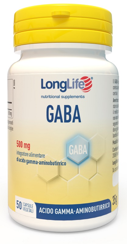 LONGLIFE GABA 500MG 50 CAPSULE - Farmacia-flash.it