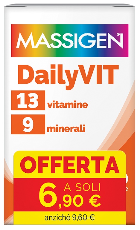 MASSIGEN DAILYVIT 30 COMPRESSE RIVESTITE 6,90 E - Farmacia-flash.it