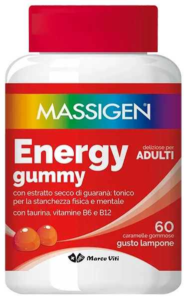 MASSIGEN ENERGY GUMMY 60 CARAMELLE - Farmacia-flash.it