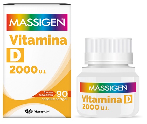 MASSIGEN VITAMINA D 2000 UI 90 CAPSULE SOFTGEL - Farmacia-flash.it