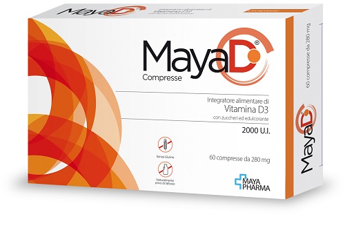 MAYA D 60 COMPRESSE MASTICABILI DA 280 MG - Farmacia-flash.it