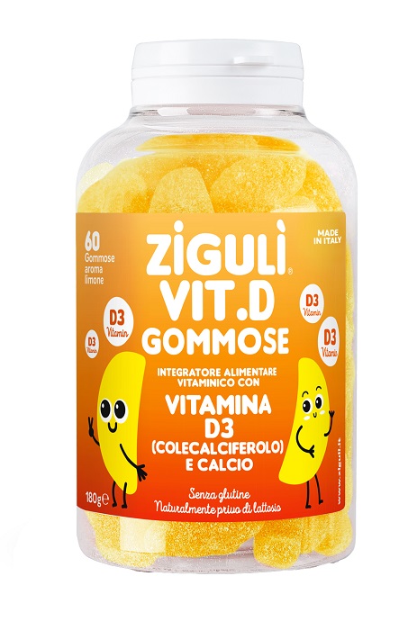ZIGULI VIT D LIMONE 60 GOMMOSE - Farmacia-flash.it
