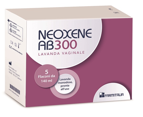 NEOXENE AB 300 LAVANDA VAGINALE 5 FLACONI DA 140 ML - Farmacia-flash.it