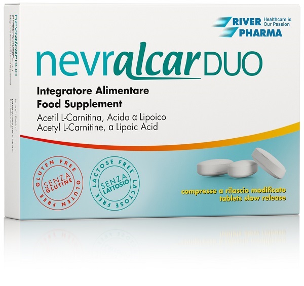 NEVRALCAR DUO 60 COMPRESSE DEGLUTIBILI A RILASCIO MODIFICATO SENZA GLUTINE SENZA LATTOSIO - Farmacia-flash.it