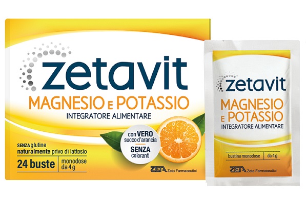 ZETAVIT MAGNESIO POTASSIO SENZA ZUCCHERO 24 BUSTINE DA 6 G - Farmacia-flash.it
