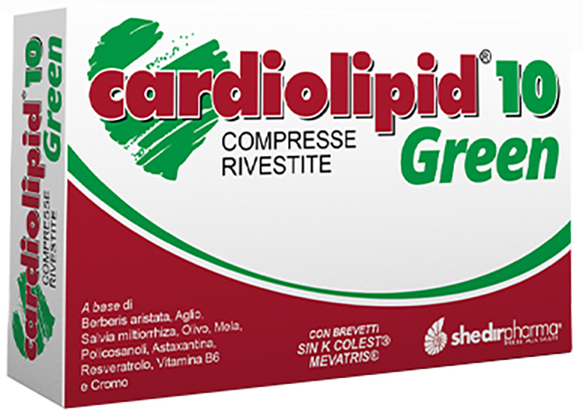 CARDIOLIPID 10 GREEN 30 COMPRESSE RIVESTITE - Farmacia-flash.it