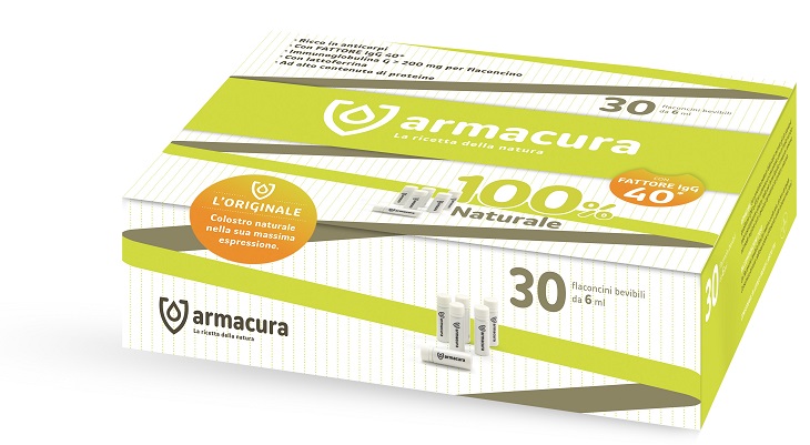 ARMACURA COLOSTRO 100% 30 FLACONCINI BEVIBILI - Farmacia-flash.it