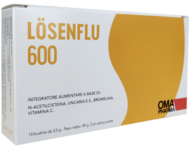 LOSENFLU 600MG 14 BUSTINE 3,5 G - Farmacia-flash.it