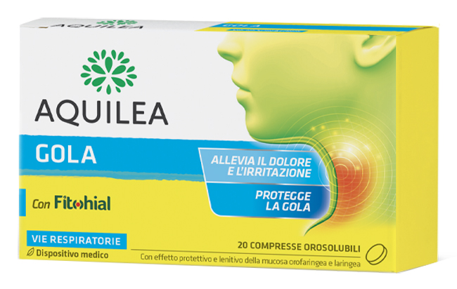 AQUILEA GOLA 20 COMPRESSE OROSOLUBILI - Farmacia-flash.it